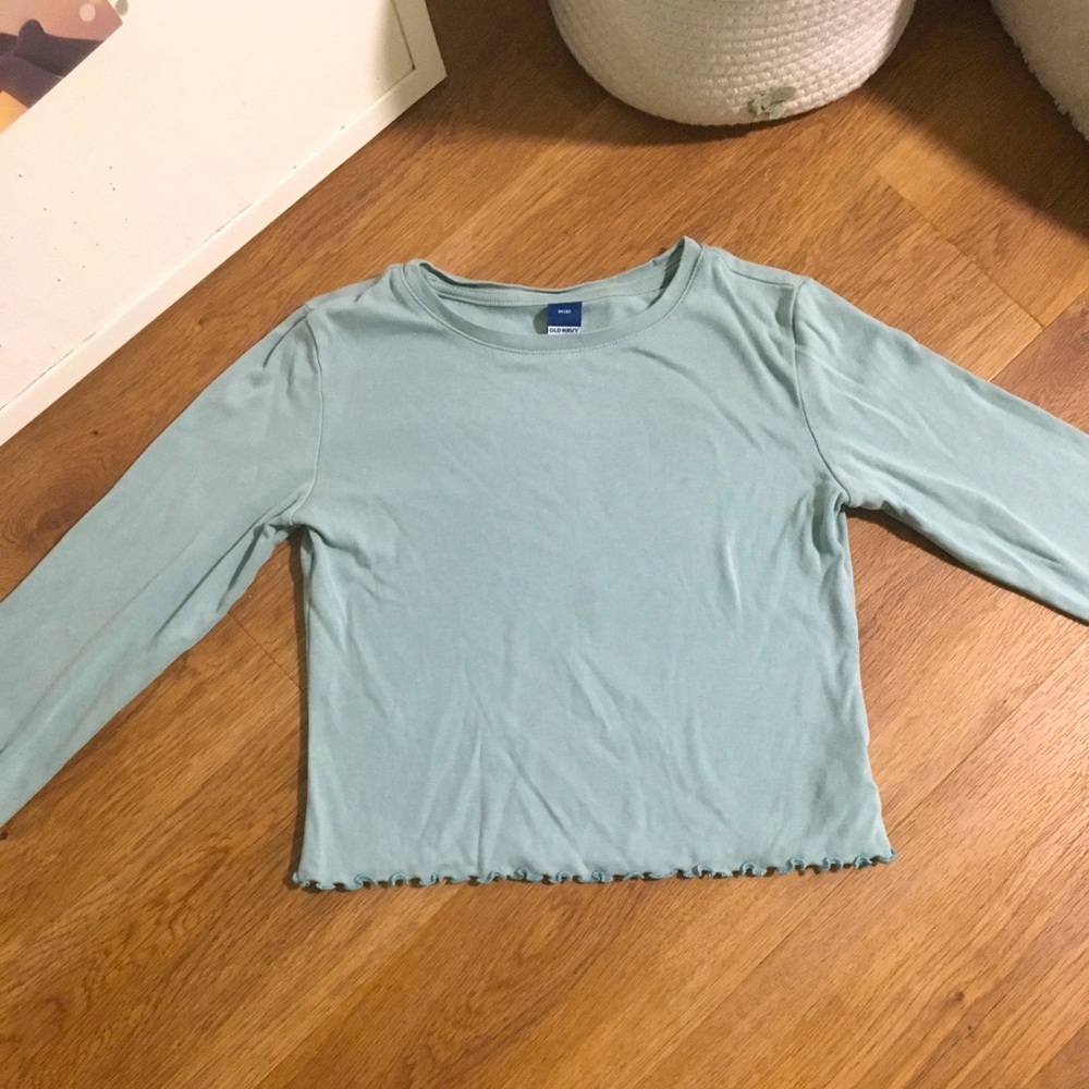 LIGHT BLUE OLD NAVY LONG SLEEVE SHIRT